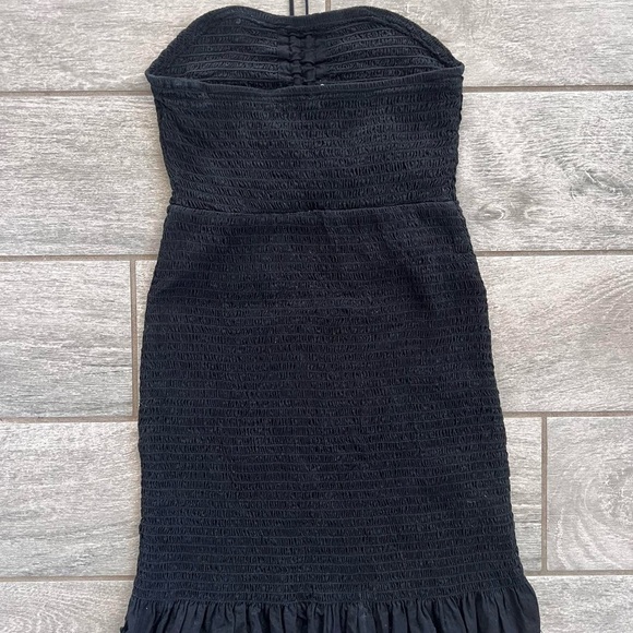 Free people black halter tie mini dress! - Picture 4 of 9